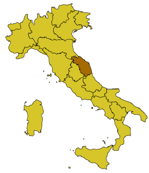 Posizione del comune nell'Italia