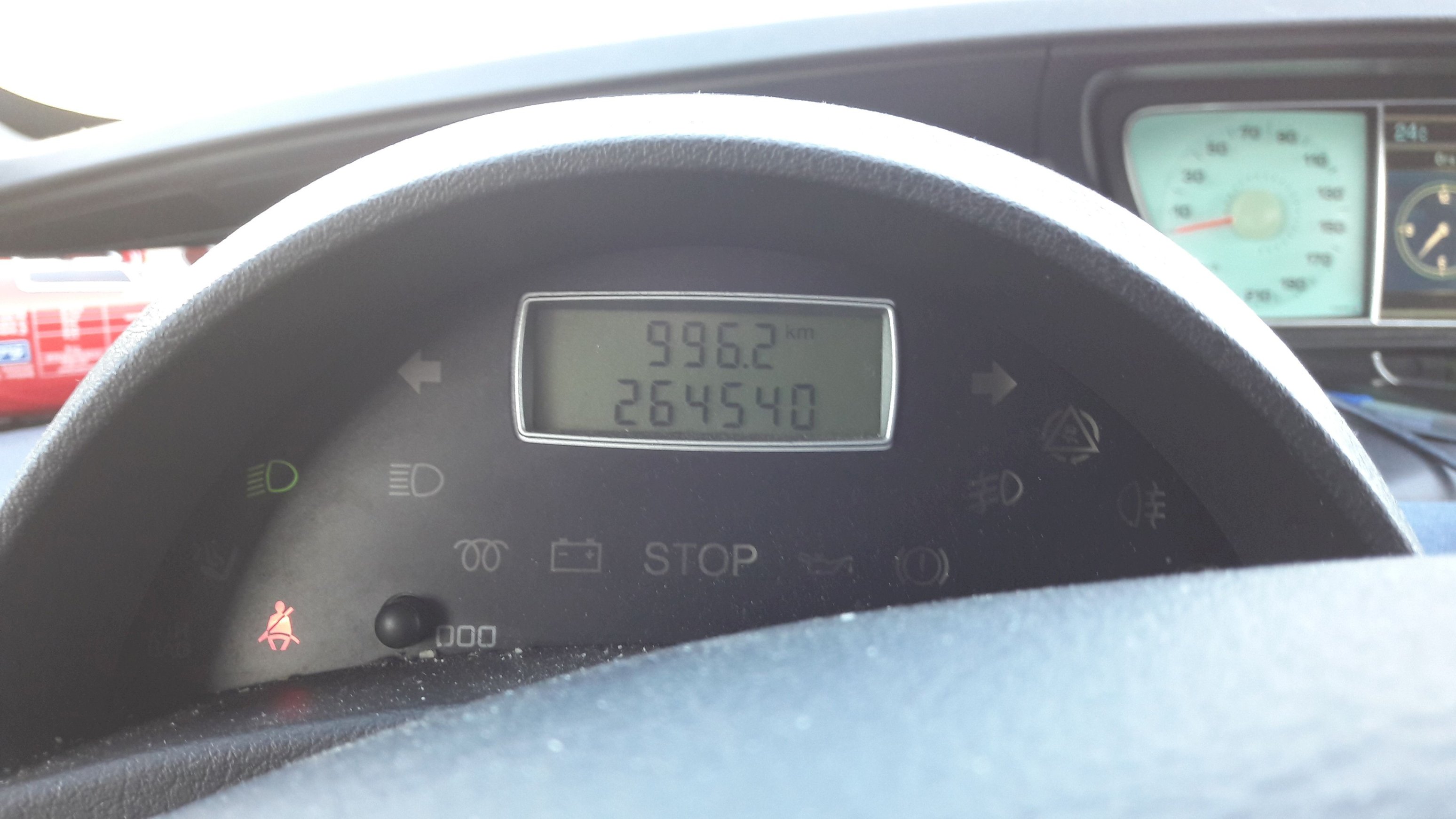 996 km